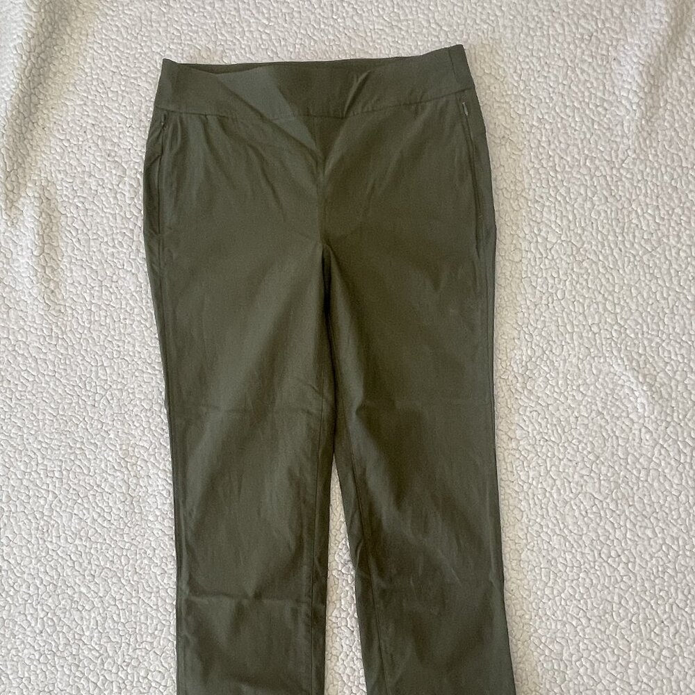 Chico's Olive Green Skinny Ankle Pant - size 1.5R